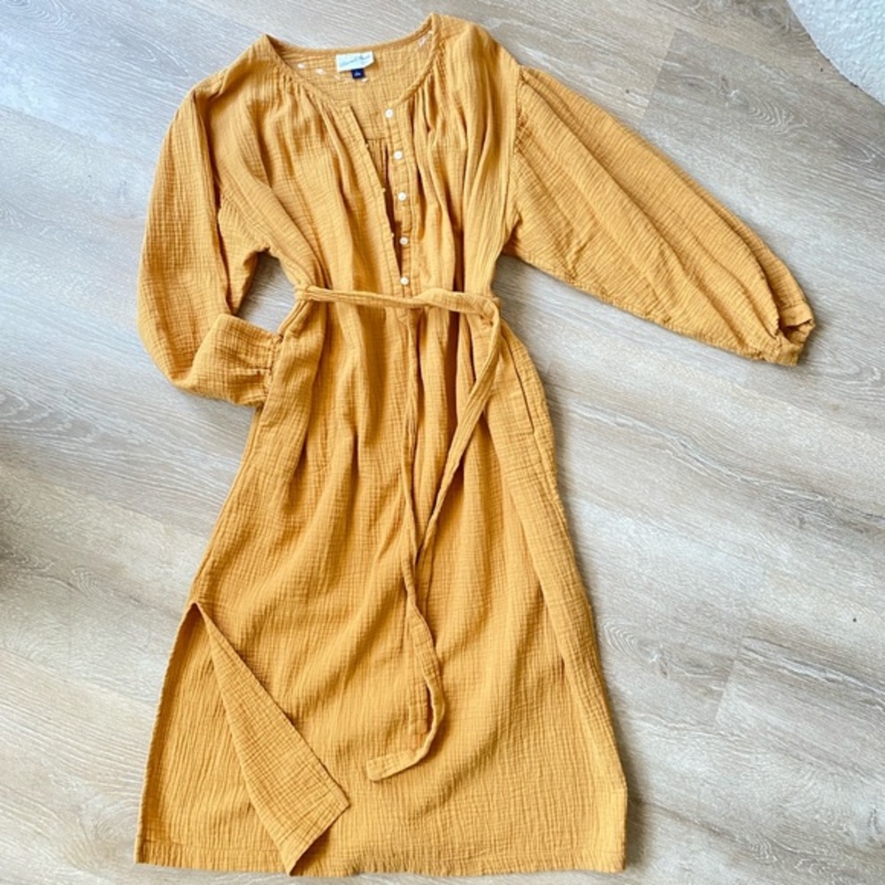 Universal Thread Mustard Long Sleeve Dress